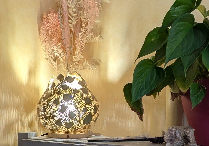 lampe feuillage